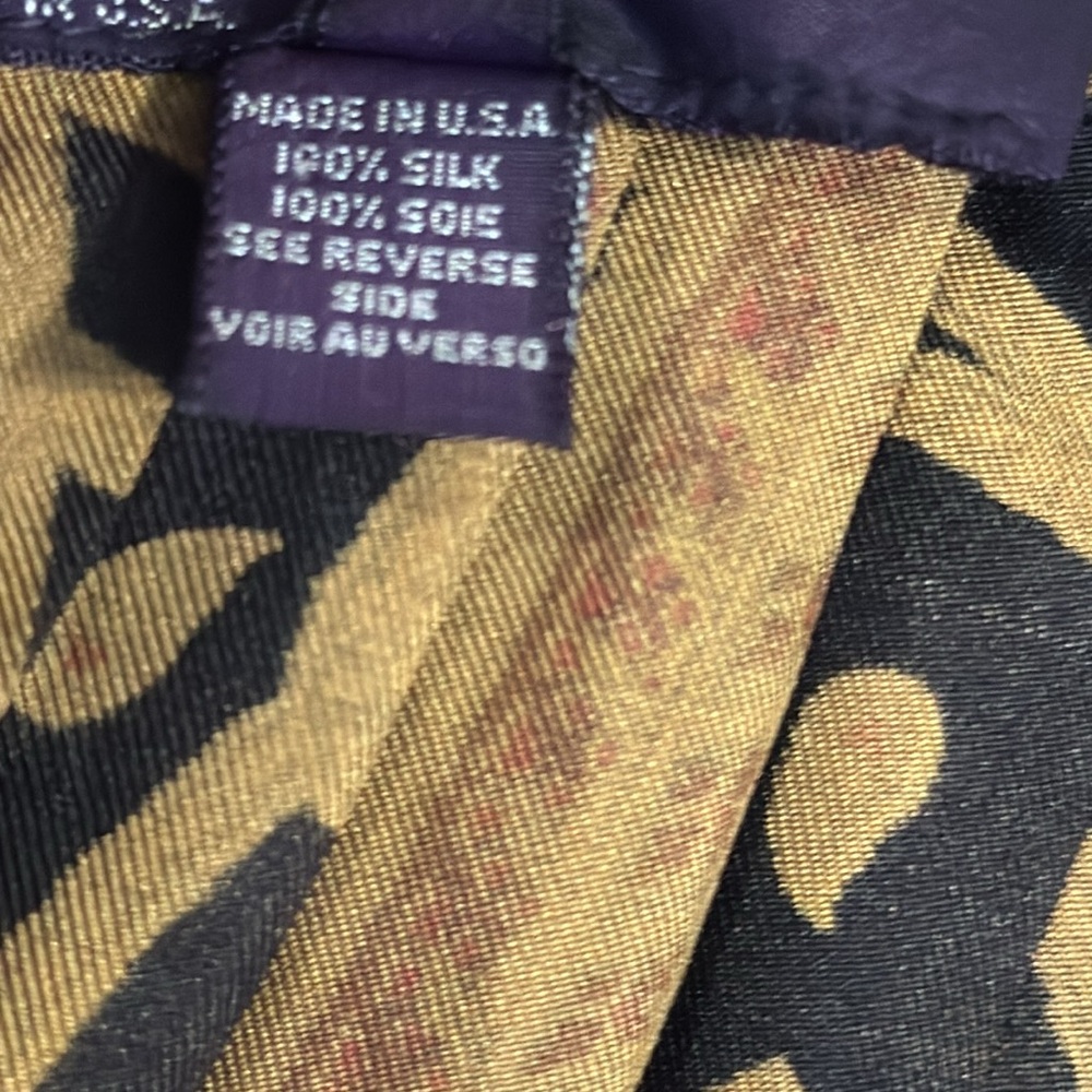 Ralph Lauren 100% Silk Paisley Vintage Purple Label Pockets Pull On Maxi Skirt 8 - Picture 9 of 13